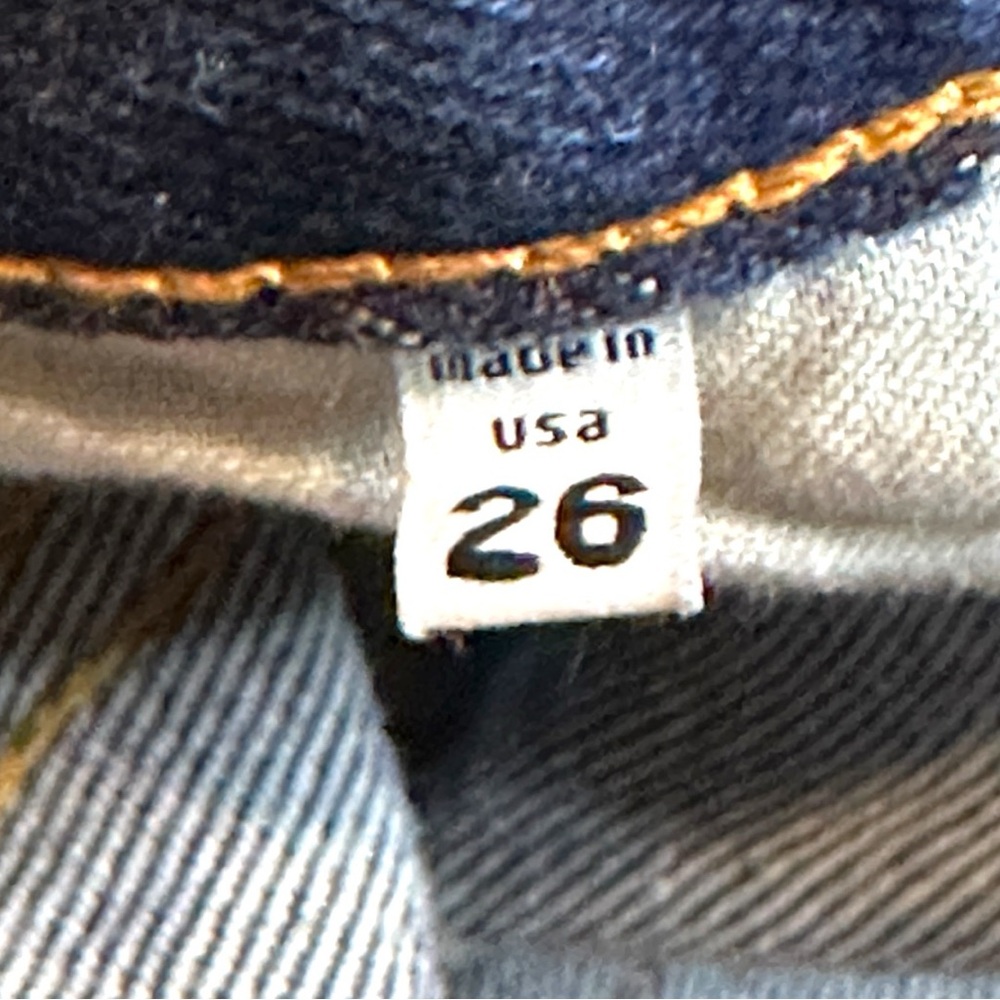 NWT ASKK NY Mid Rise Straight Snip Hem Jeans in Resin. Size 26 👖 - Picture 14 of 14